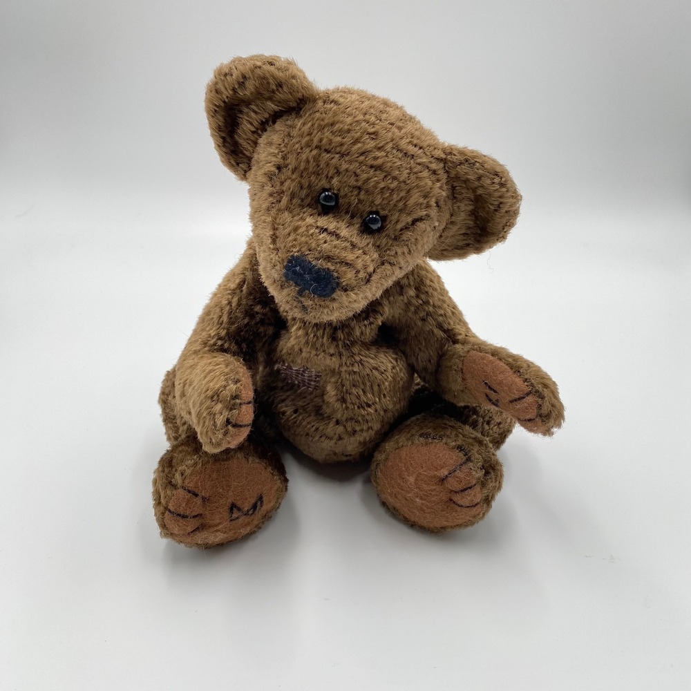 Boyds Bear SCRUFFY S BEARILUVED  51000-05 Retired Posable Partial Bean 9"‎ Plush
